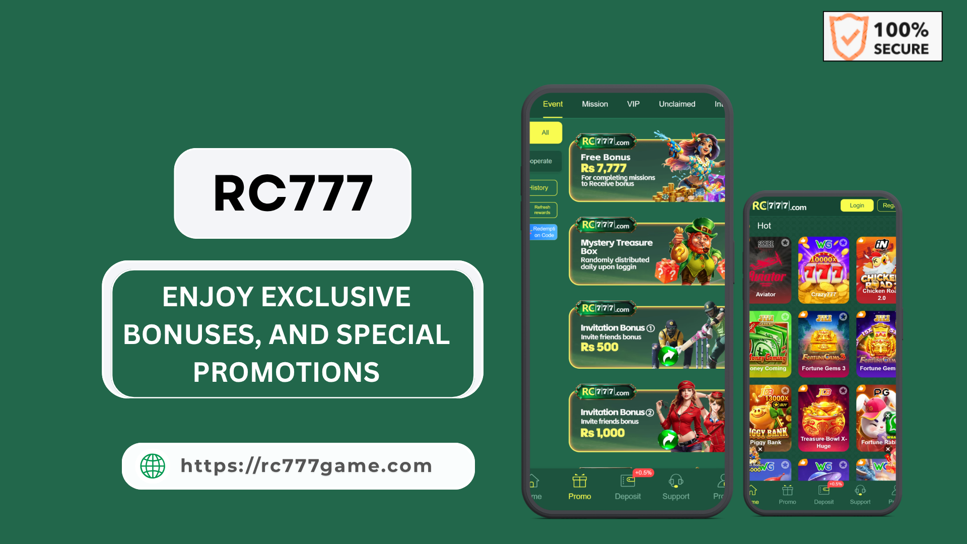 Rc777 bonuses